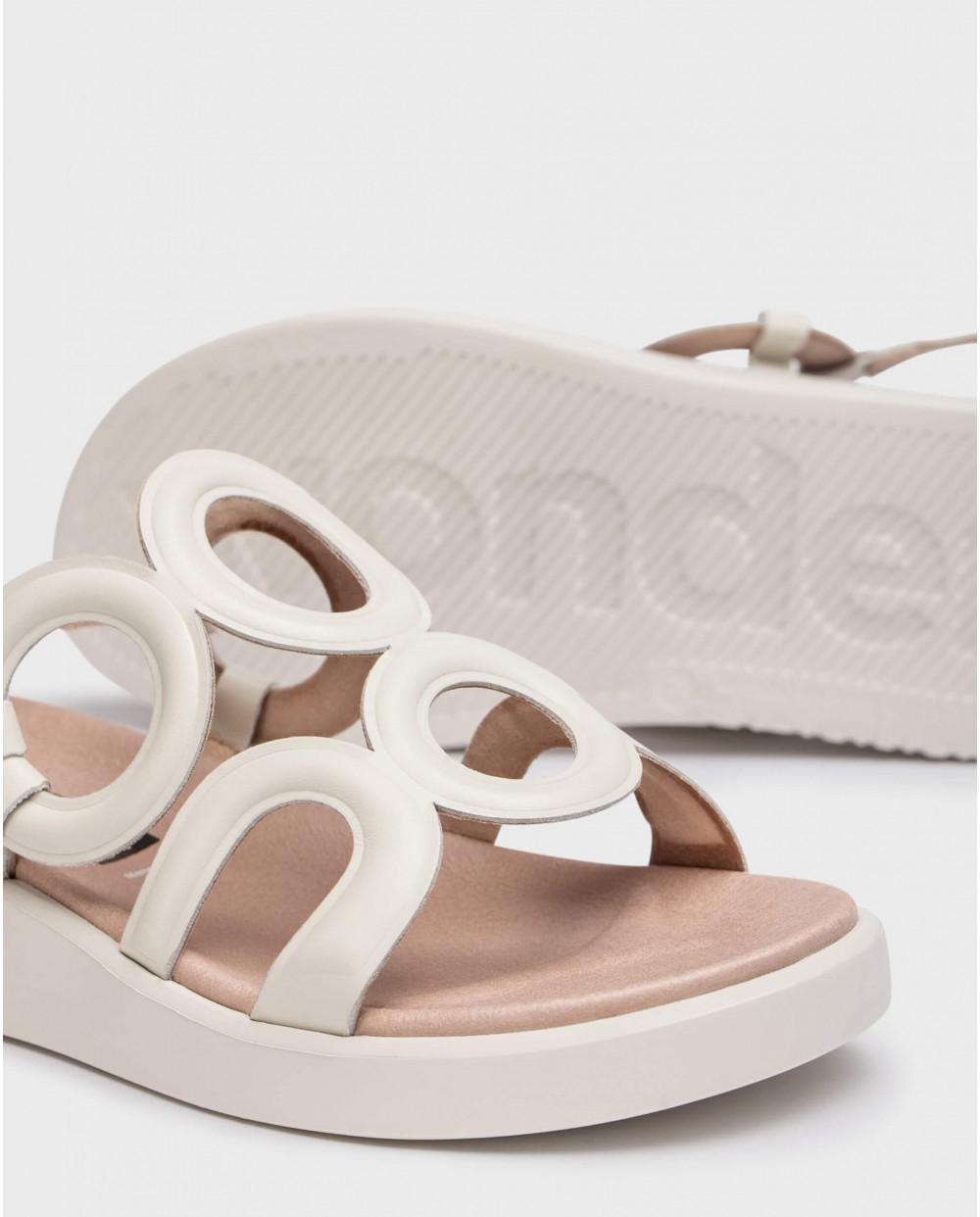 wonders Sandalias TOLEDO Blancas Último día