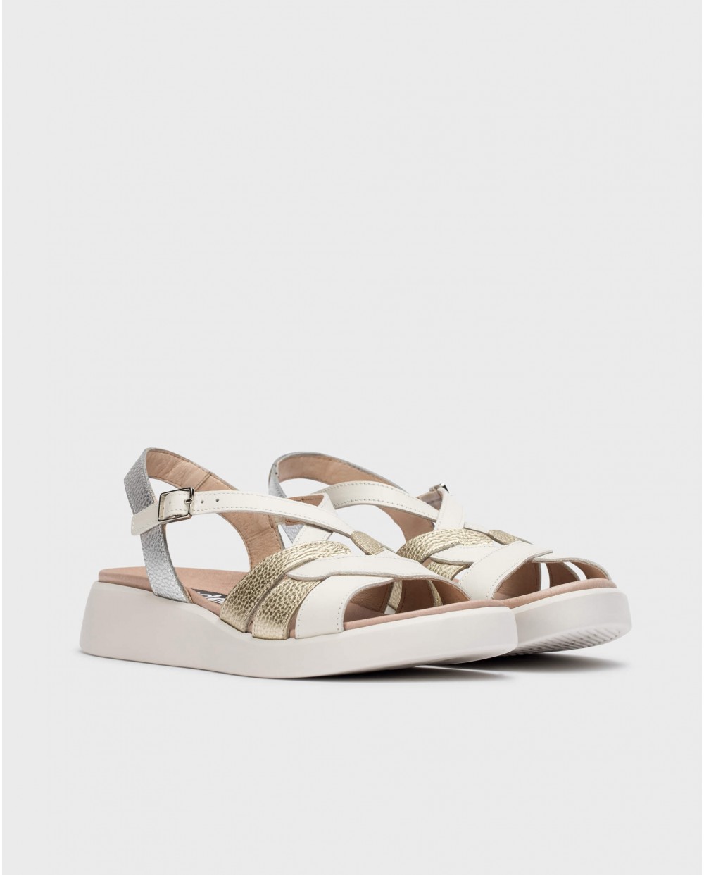 wonders Sandalias PATERNA Blancas Precio de fábrica