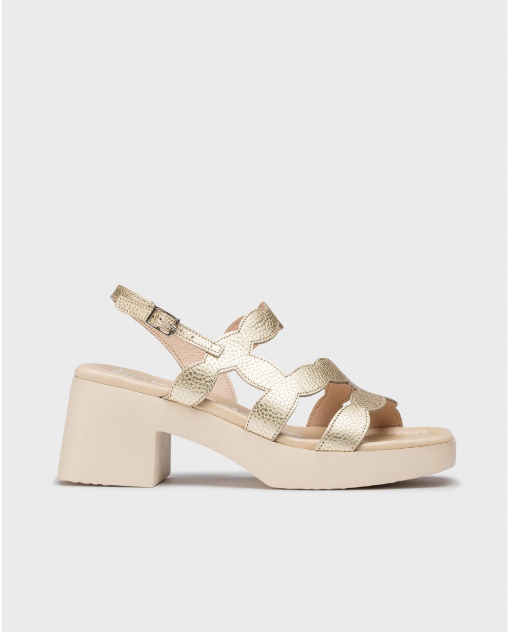 wonders Sandalias HURA Oro Ahorra y exporta