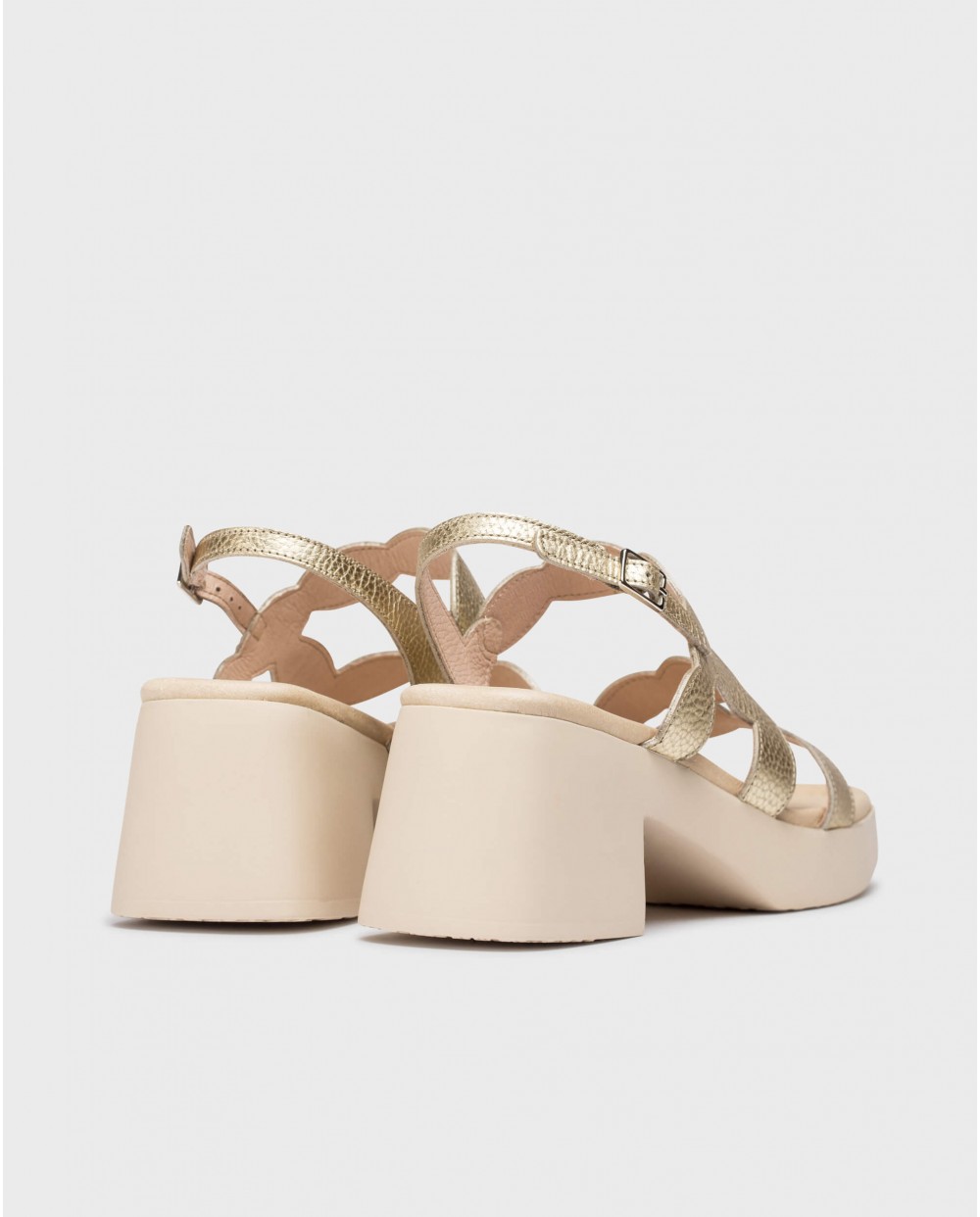 wonders Sandalias HURA Oro Ahorra y exporta