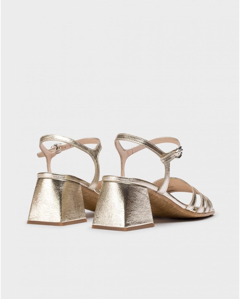 wonders Sandalias MARCIA Oro Precios de Black Friday