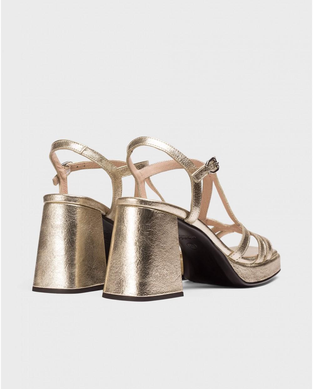 wonders Sandalias ISIS Oro En oferta