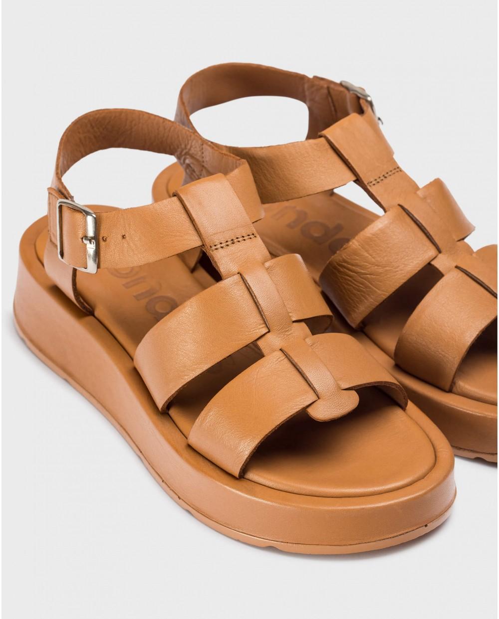 wonders Sandalias ZAHARA Marrones Oferta exclusiva