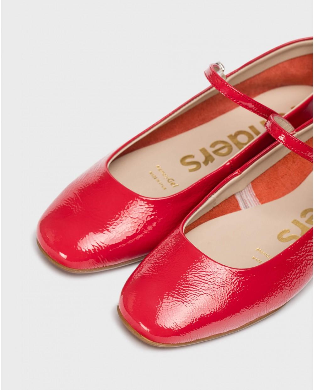 wonders Bailarinas SEUL Rojas Descuento por venta flash