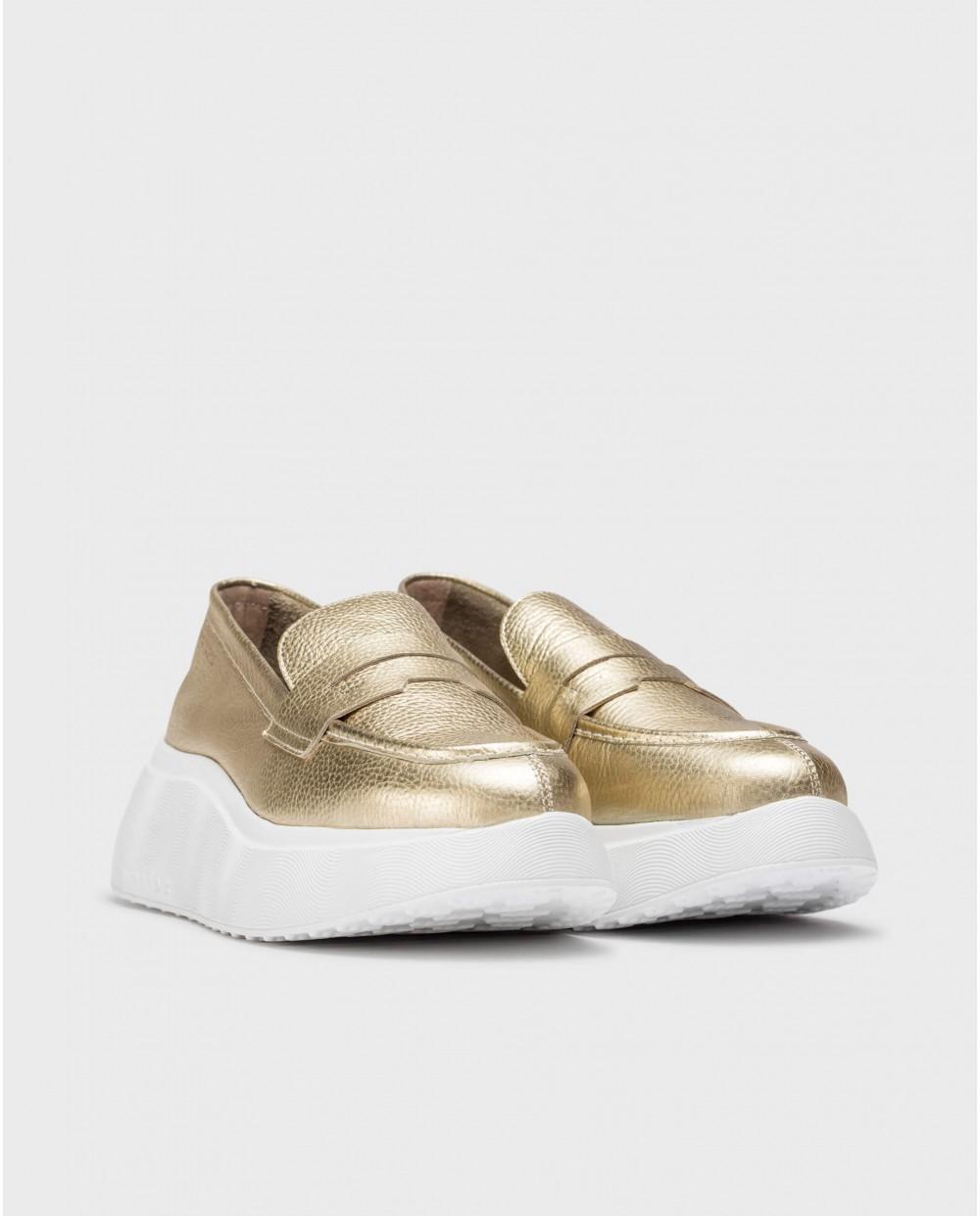 wonders Mocasines ESTELA Oro Rebajas