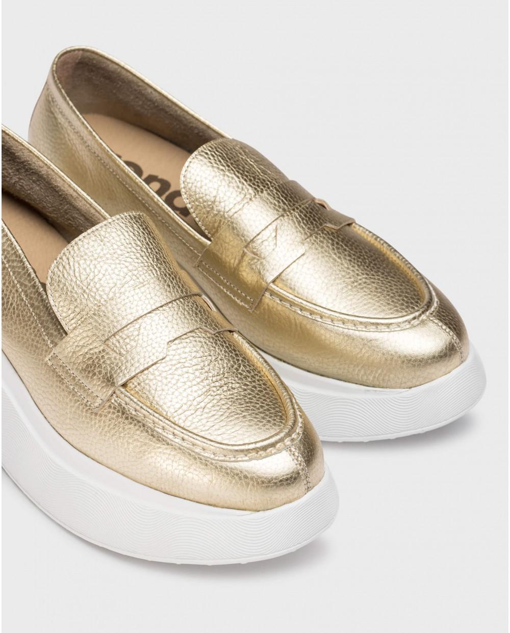wonders Mocasines ESTELA Oro Rebajas