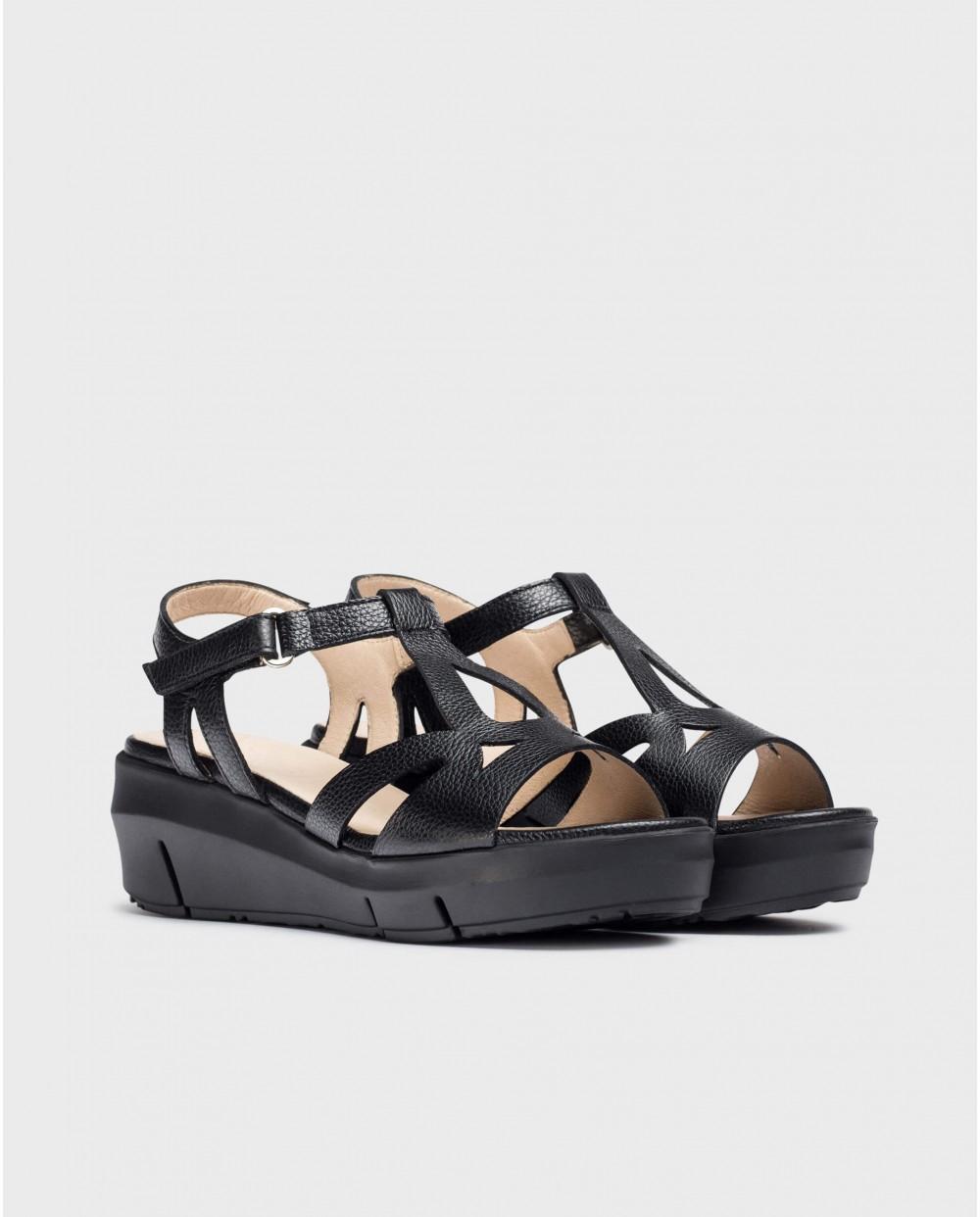 wonders Sandalias BLANCA Negro Gran oferta