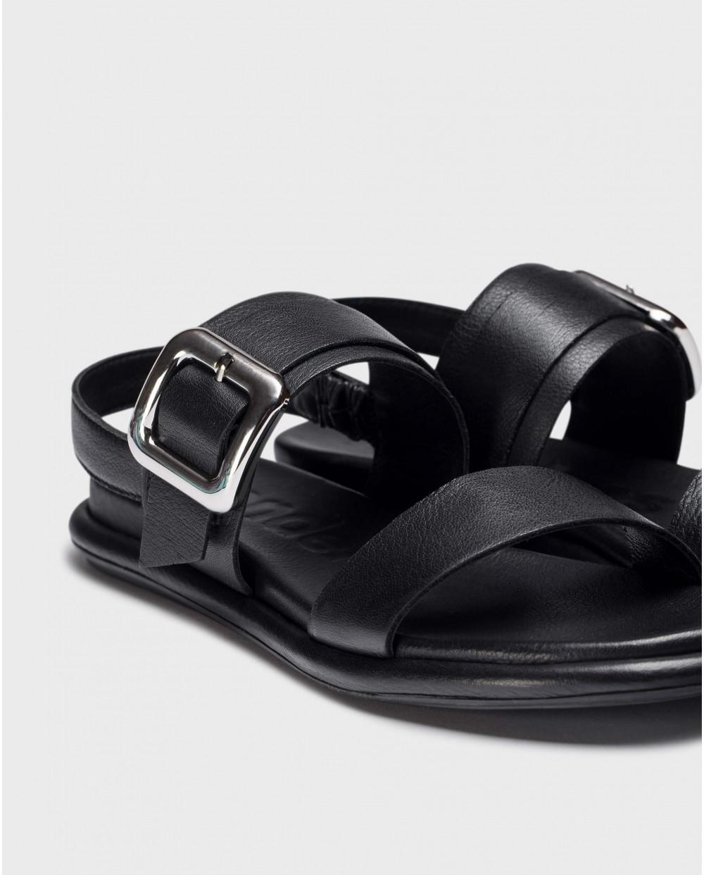 wonders Sandalias HERA Negras Rebajas baratas