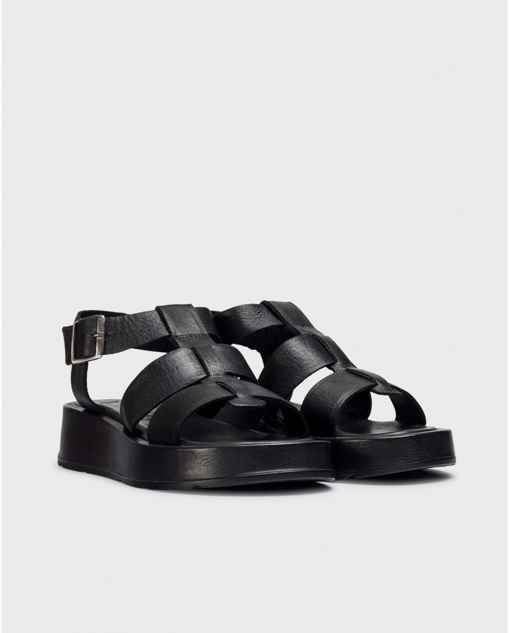 wonders Sandalias ZAHARA Negras Ventas relámpago