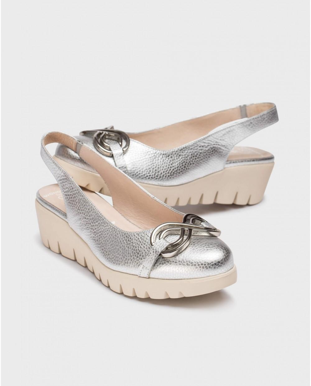 wonders Zapatos destalonados GALE Plata Tienda