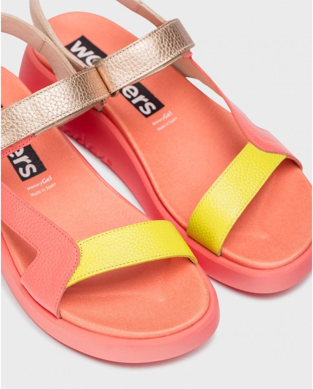 wonders Sandalias HALI Coral Últimos 3 días