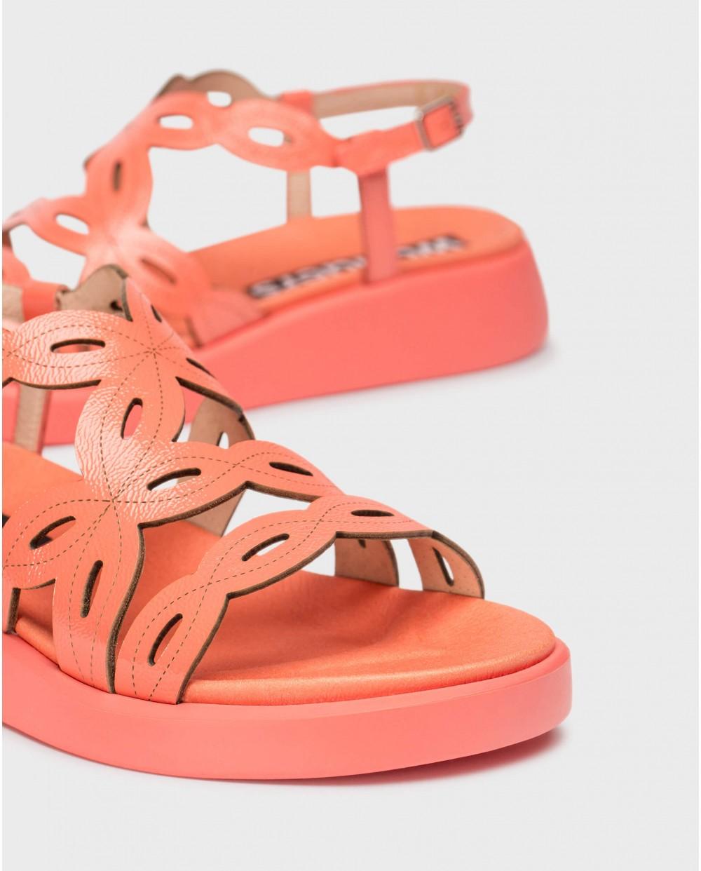 wonders Sandalias DARYA Coral COMPRAR AHORA