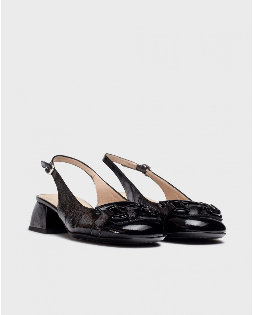 wonders Zapatos CHARO Negros Promoción por tiempo limitado