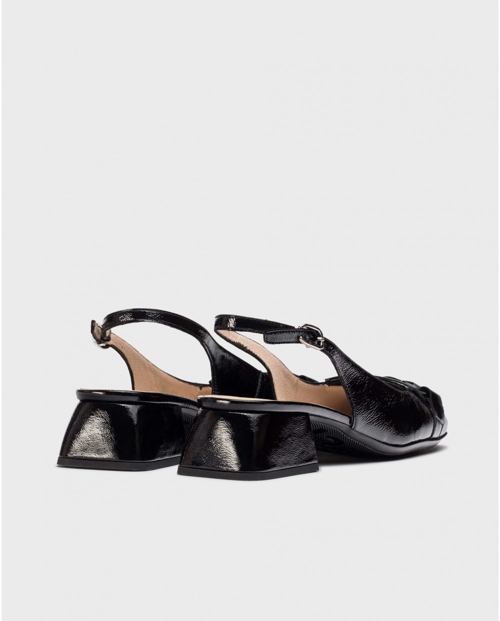 wonders Zapatos CHARO Negros Promoción por tiempo limitado