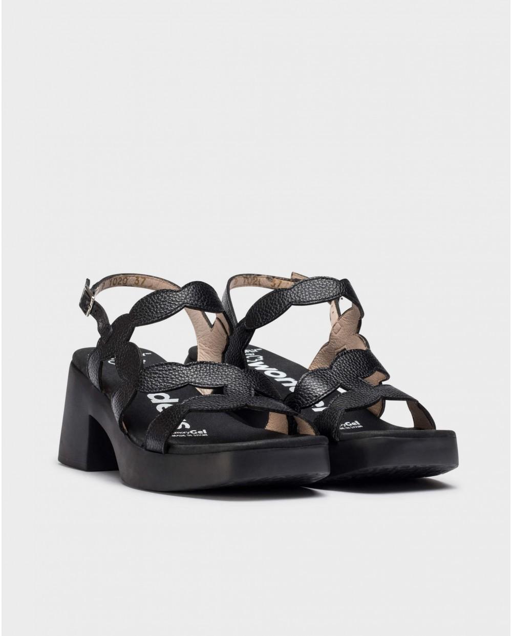 wonders Sandalias HURA Negras Solo hoy