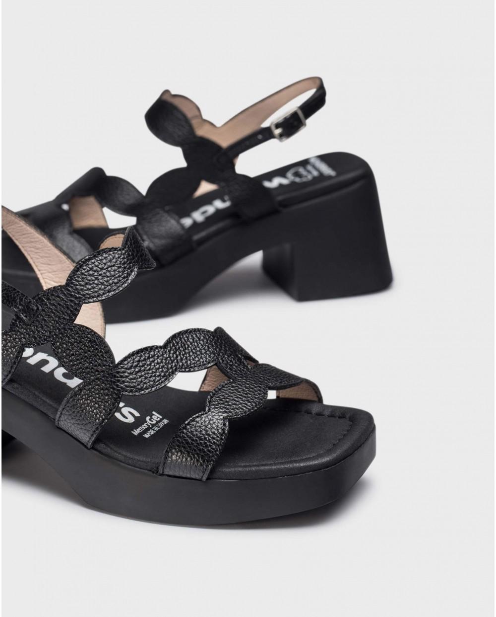 wonders Sandalias HURA Negras Solo hoy