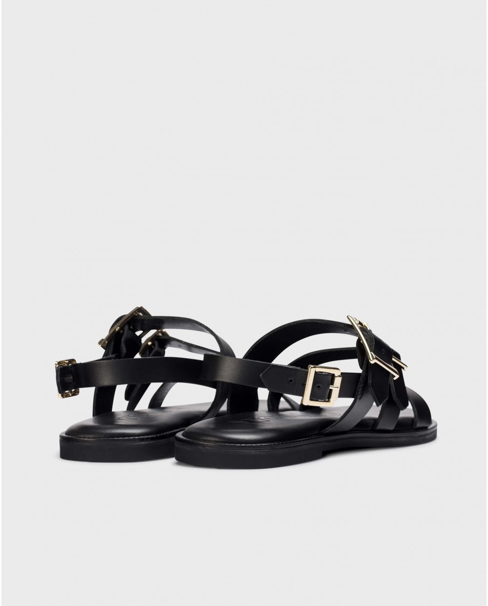 wonders Sandalias ZORION Negras Envío internacional gratuito