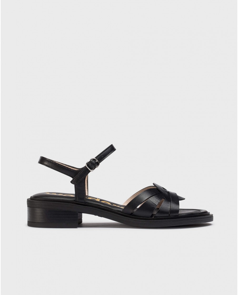 wonders Sandalias GIOVANNA Negras Tienda de fábrica
