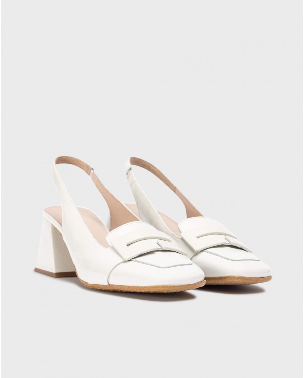 wonders Zapatos destalonados REBECA Blancos En oferta