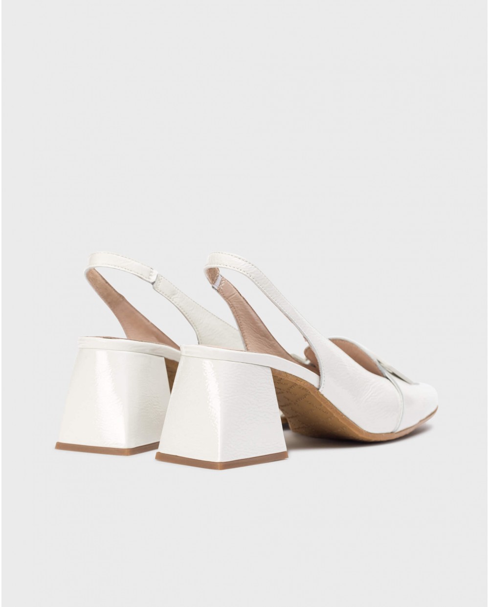 wonders Zapatos destalonados REBECA Blancos En oferta