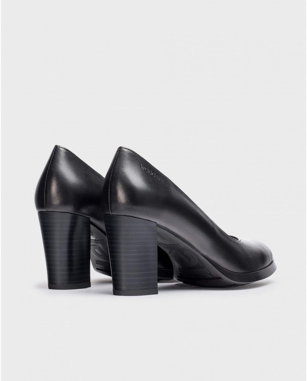 wonders Tacones FENIX Negros Descuento por venta flash