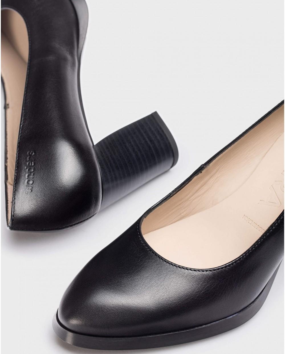 wonders Tacones FENIX Negros Descuento por venta flash