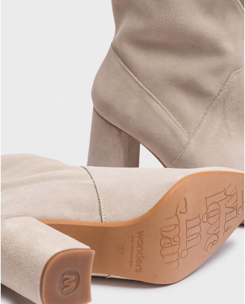 wonders Botín NEREIDA Beige Outlet