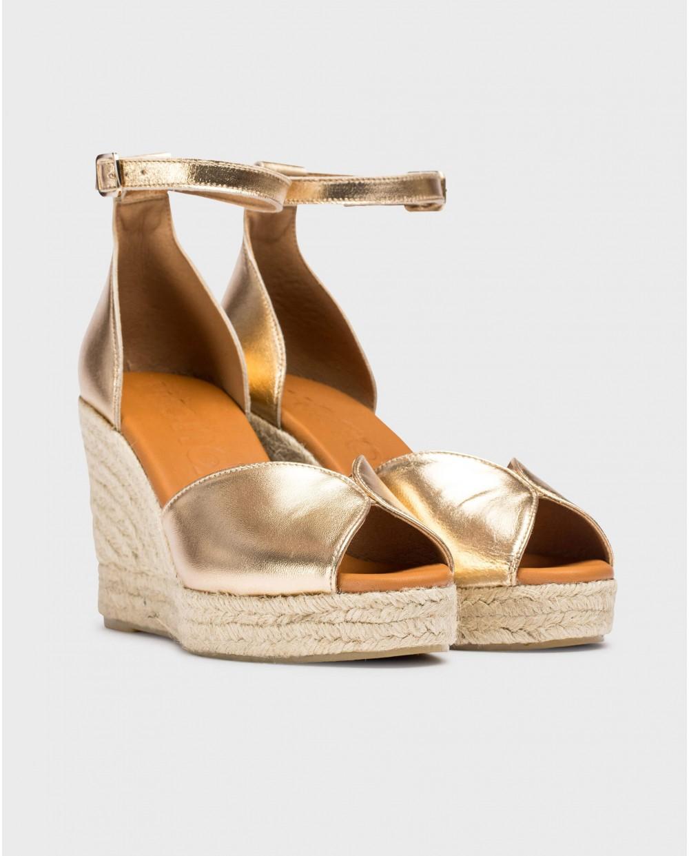 wonders Alpargata MANLY Oro Rebajas de fábrica