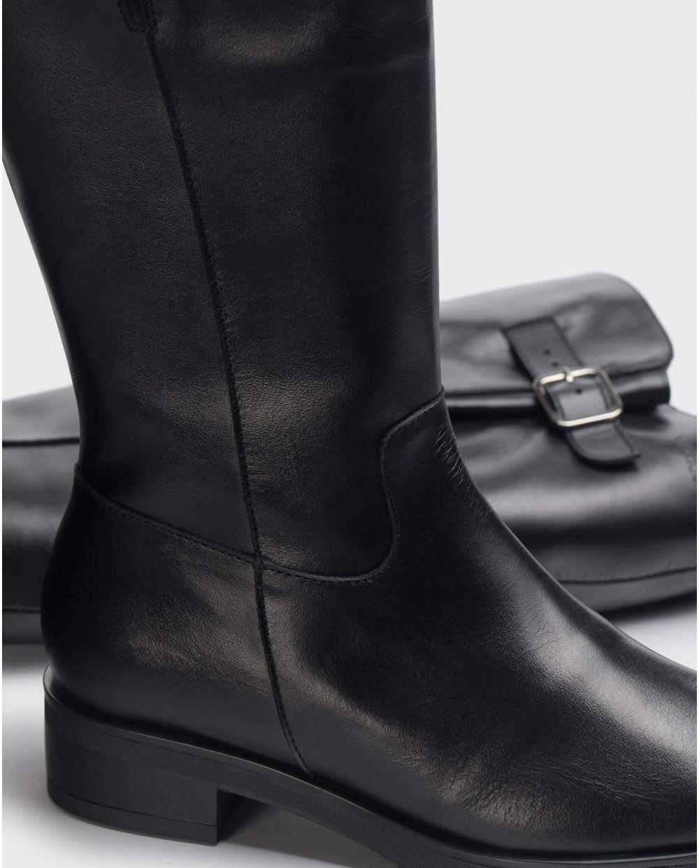 wonders Botas DOUBLE Negras COMPRAR AHORA