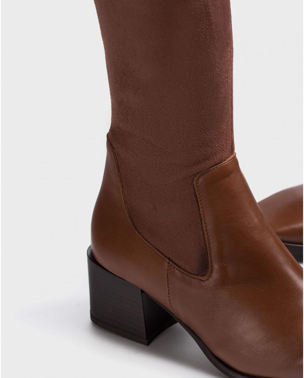 wonders Bota mosquetera en licra Precio de fábrica