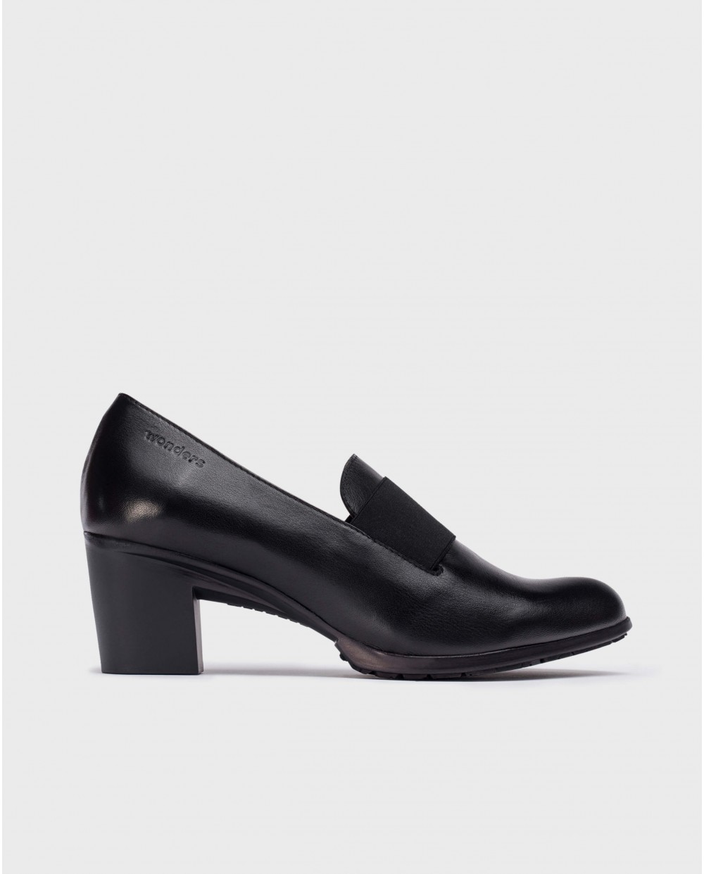 wonders Zapato elástico negro