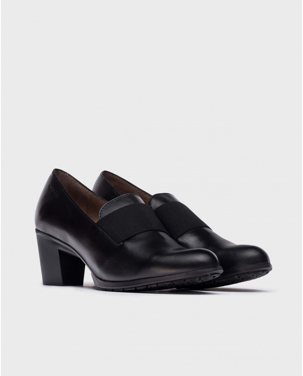 wonders Zapato elástico negro Promoción por tiempo limitado