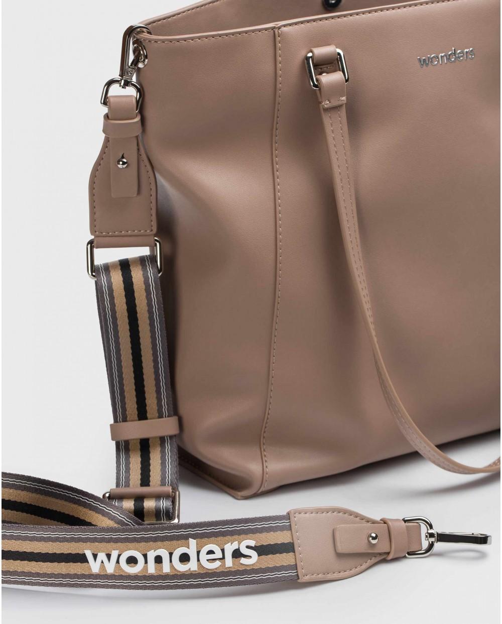 wonders Bolso ZURI Taupe Promoción trimestral