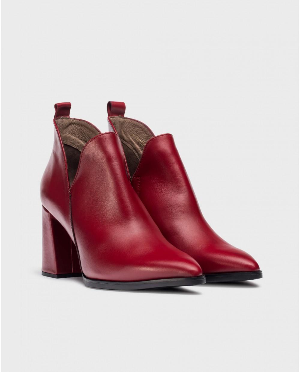 wonders Botines JULIETA Rojos Envío internacional gratuito