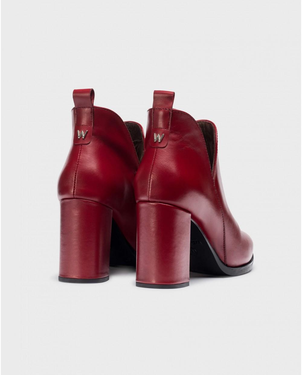 wonders Botines JULIETA Rojos Envío internacional gratuito