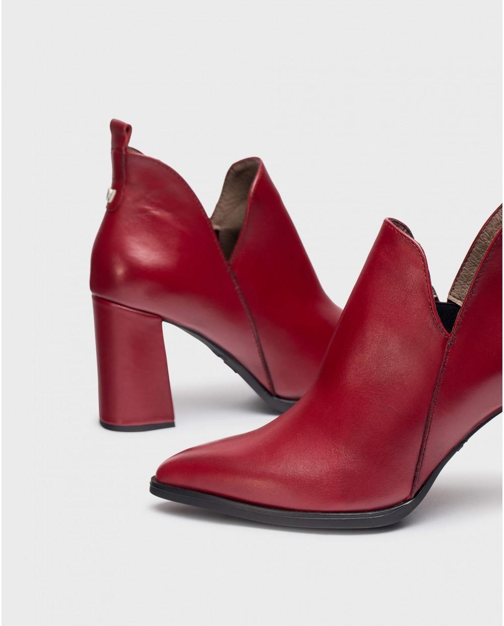 wonders Botines JULIETA Rojos Envío internacional gratuito