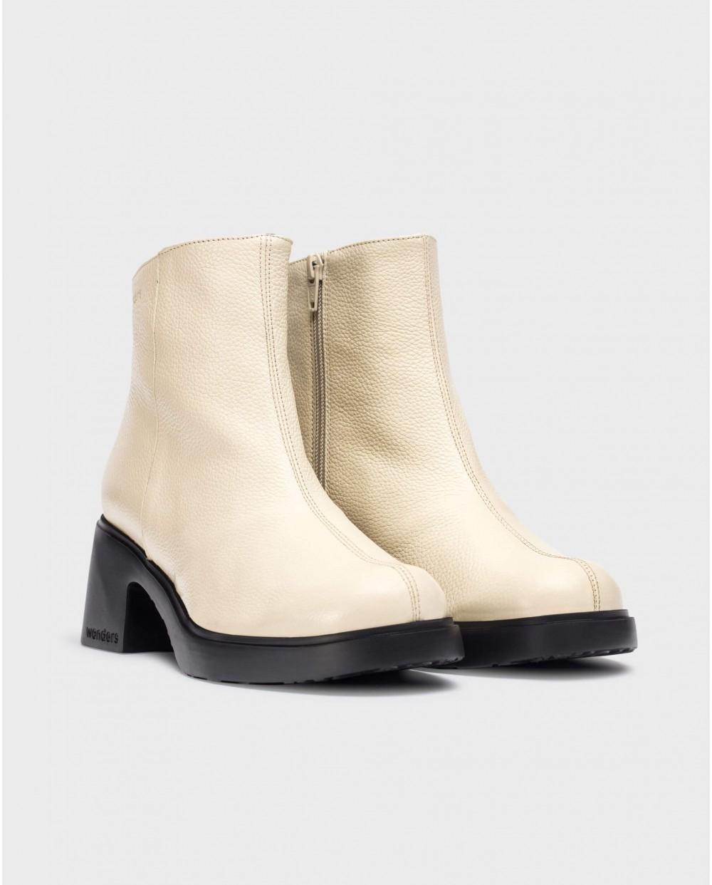 wonders Botines RUBI Crema En oferta