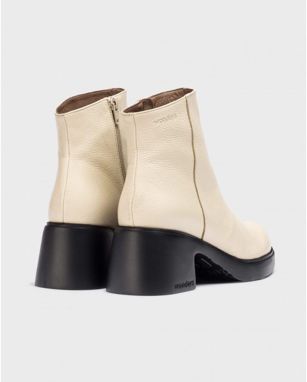 wonders Botines RUBI Crema En oferta