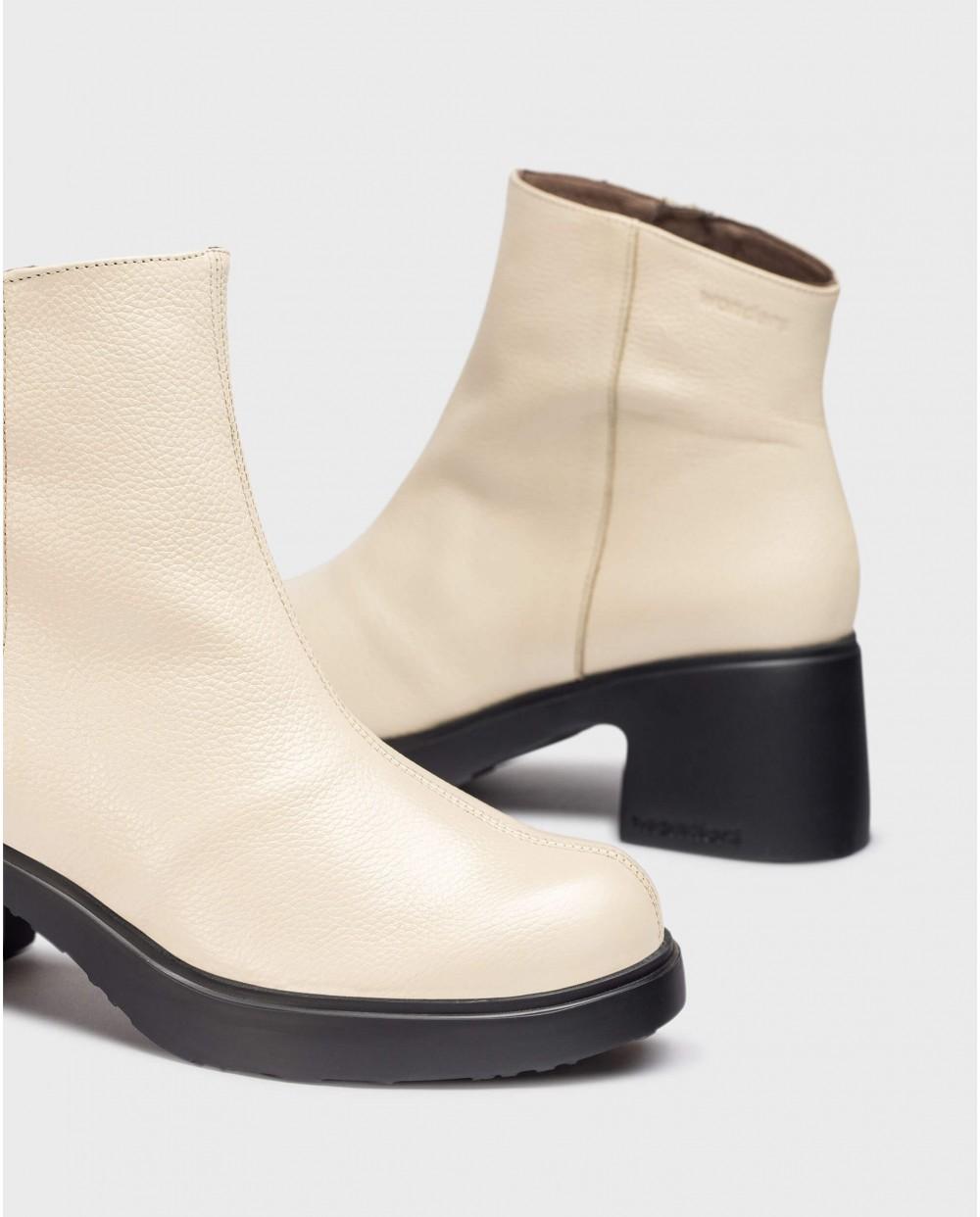 wonders Botines RUBI Crema En oferta