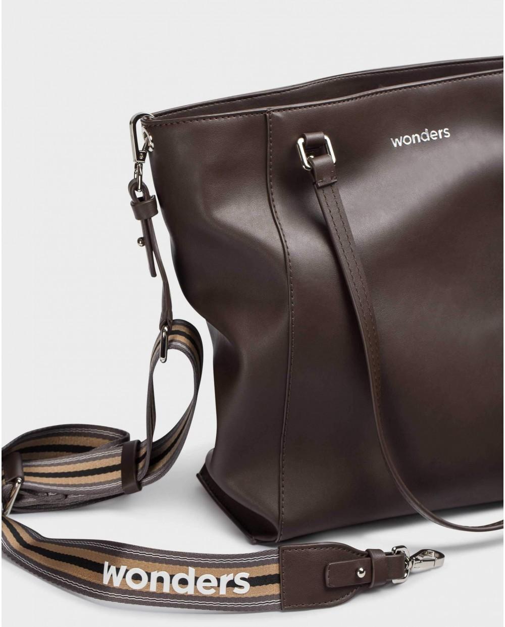 wonders Bolso ZURI Marrón Descuento por venta flash