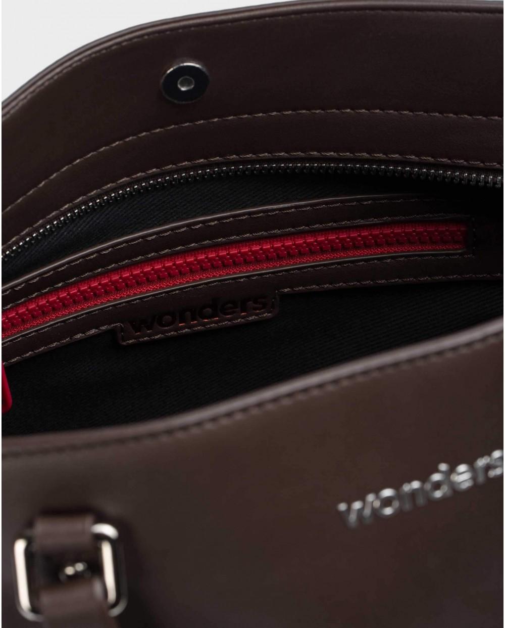 wonders Bolso ZURI Marrón Descuento por venta flash