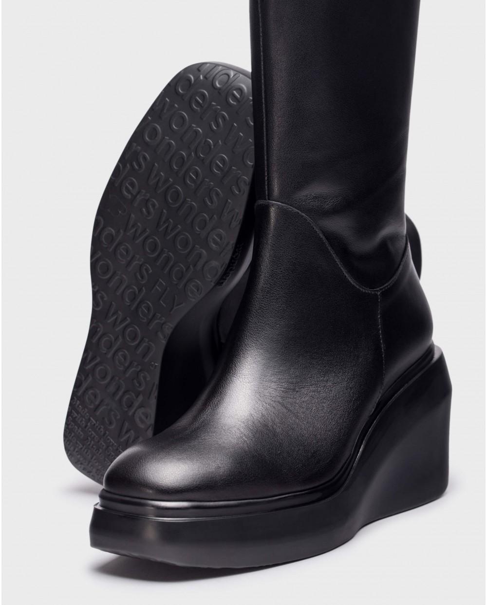 wonders Botín Ghas negro Outlet online
