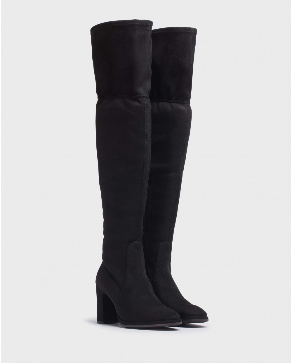 wonders Bota mosquetera AUSTER Negro Rebajas de fábrica