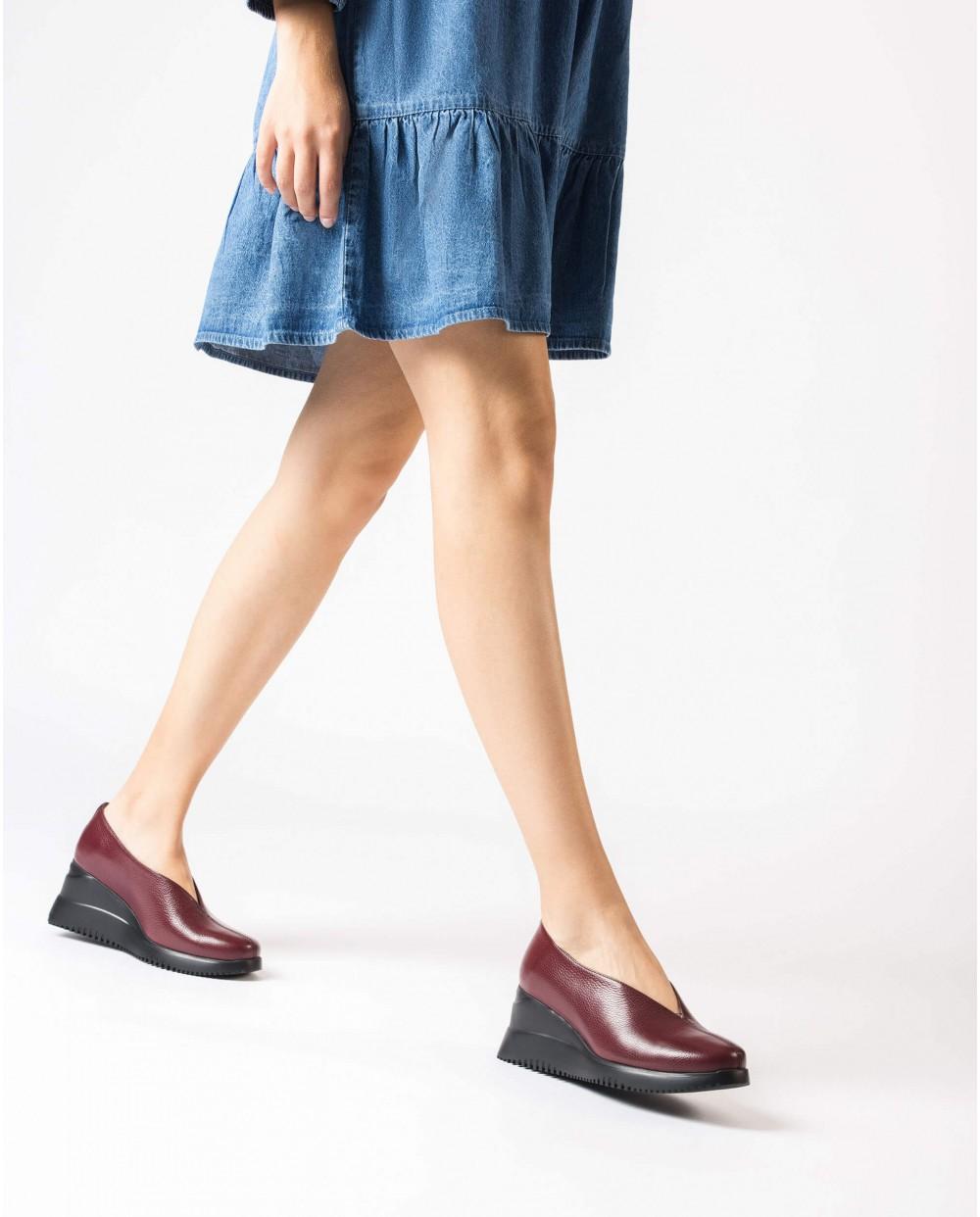 wonders Mocasines WATER Burdeos Tienda