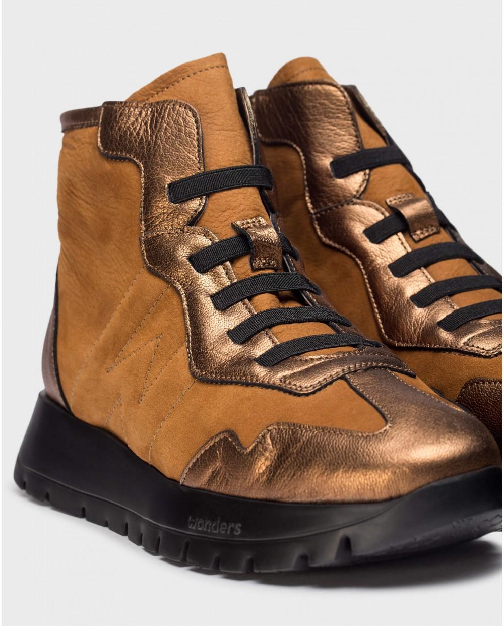 wonders Botines Deportivos ENGLAND Oro Oferta especial