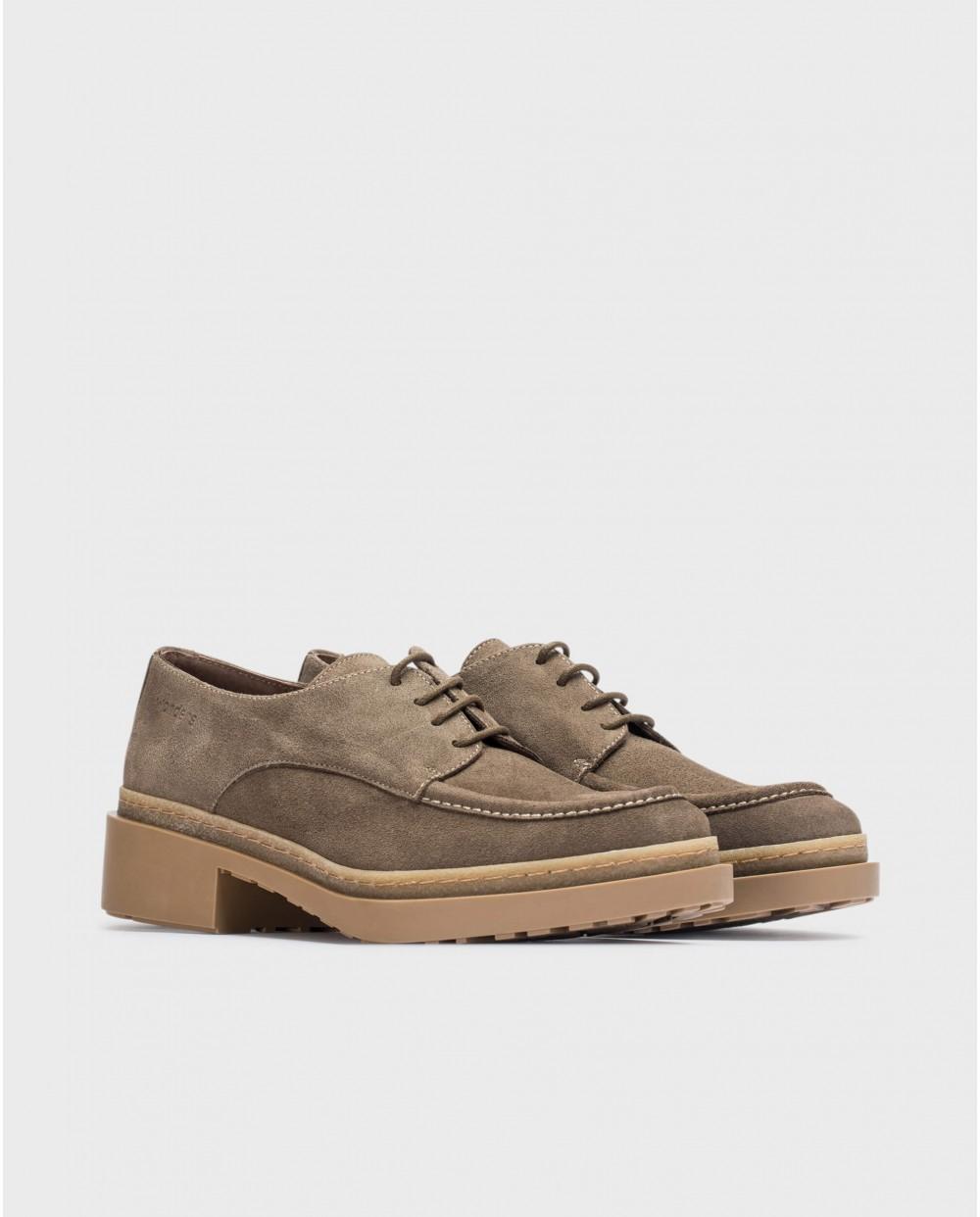 wonders Bluchers BEA Marrones Superdescuento