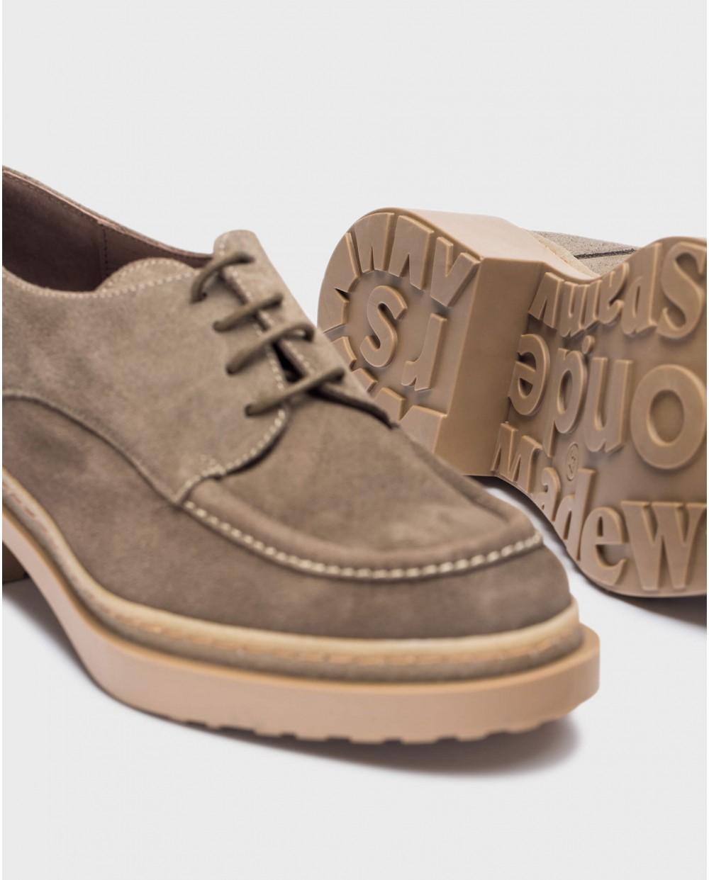 wonders Bluchers BEA Marrones Superdescuento