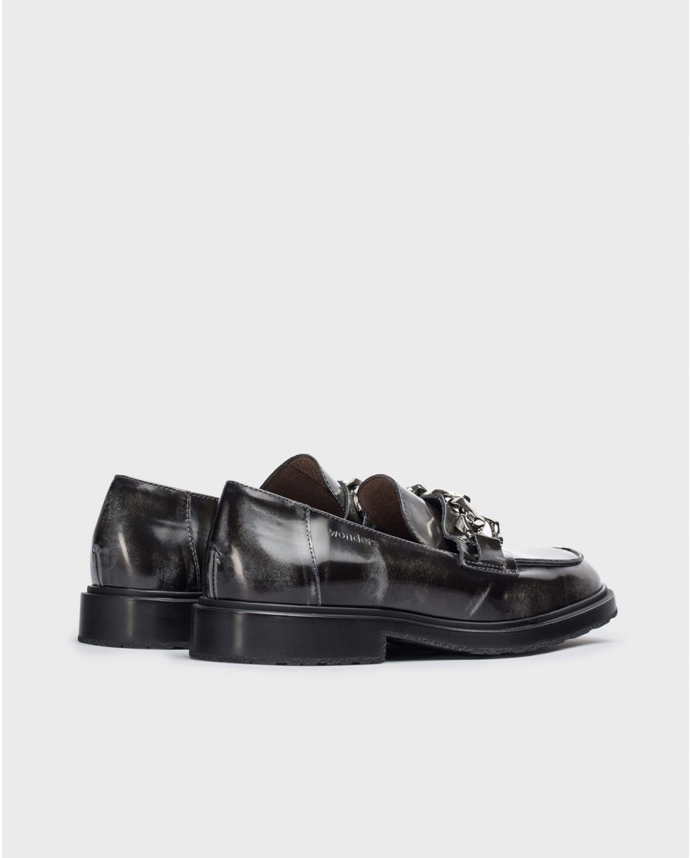 wonders Mocasines SURI Gris Ahorra y exporta