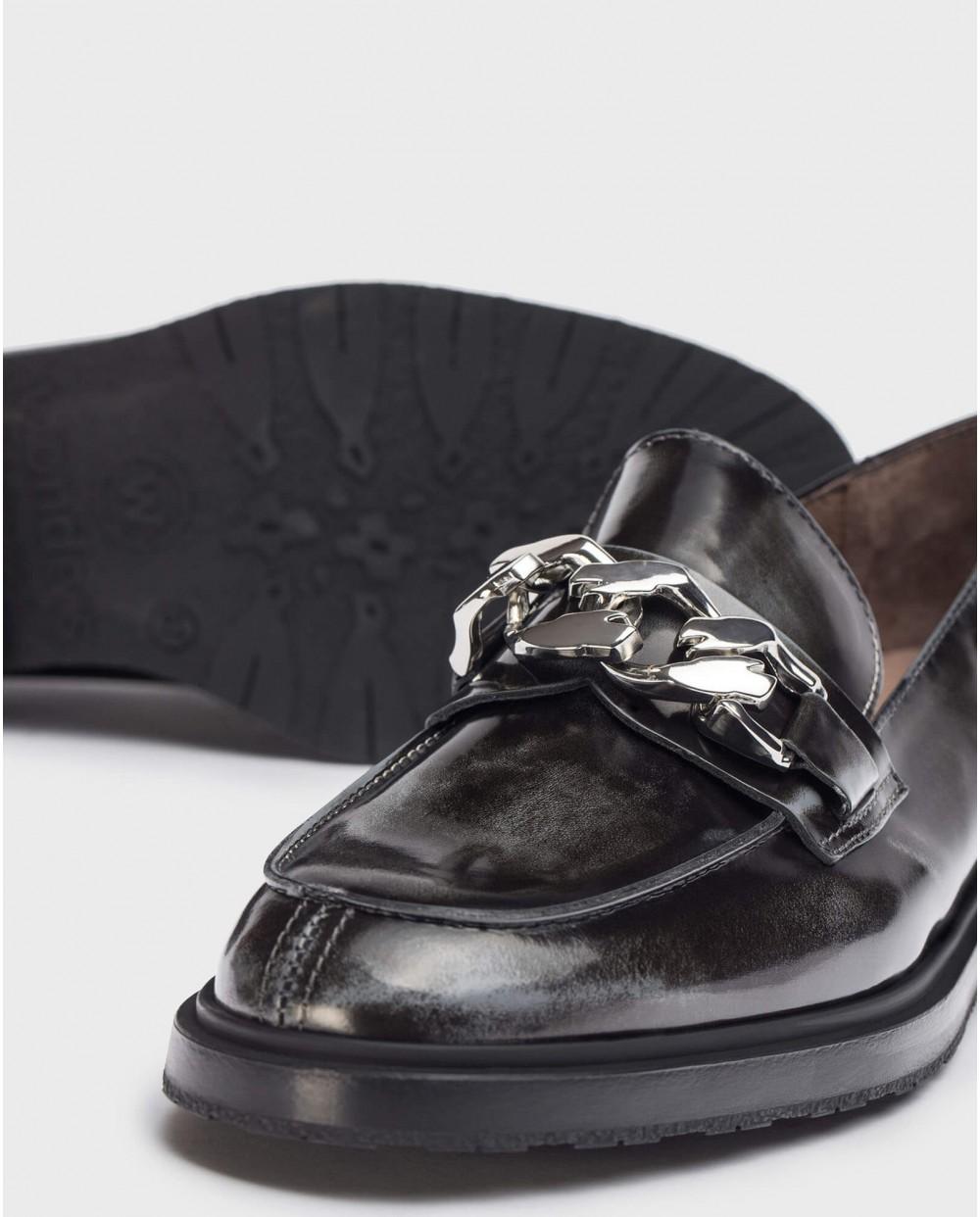 wonders Mocasines SURI Gris Ahorra y exporta