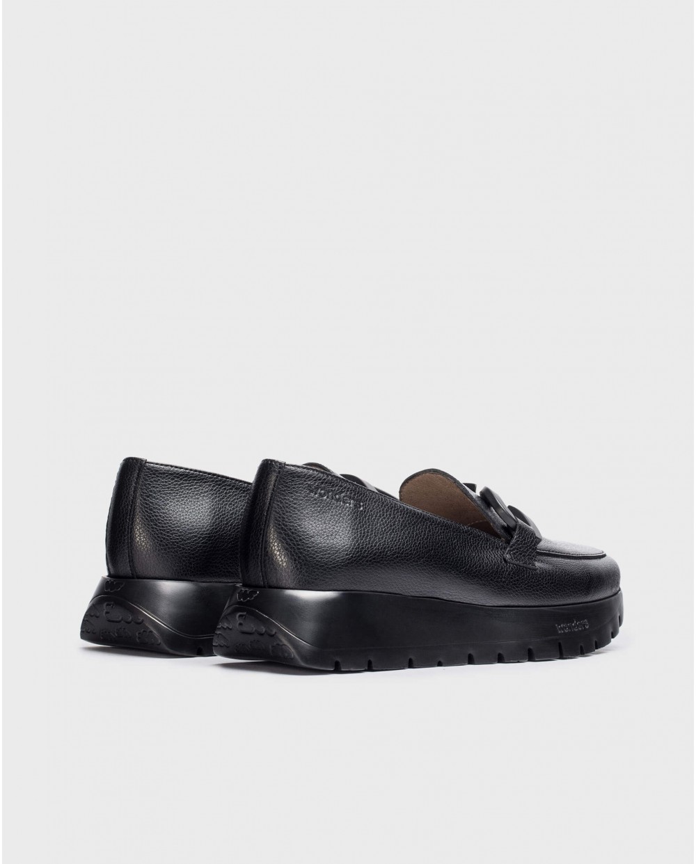 wonders Mocasín Rose Negro Precios de Black Friday